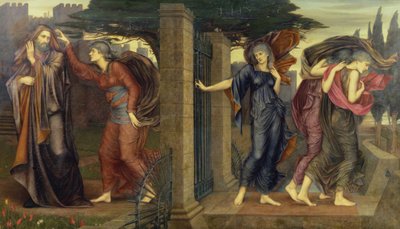 Die grauen Schwestern, 1880-81 von Evelyn De Morgan
